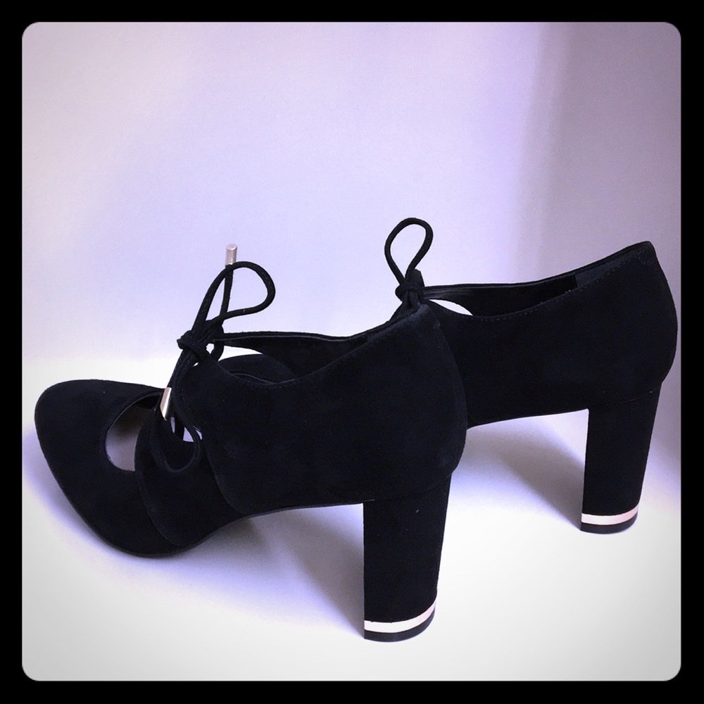 Alfani Prima Suede NWOB Lace Sandal. SZ. 6M